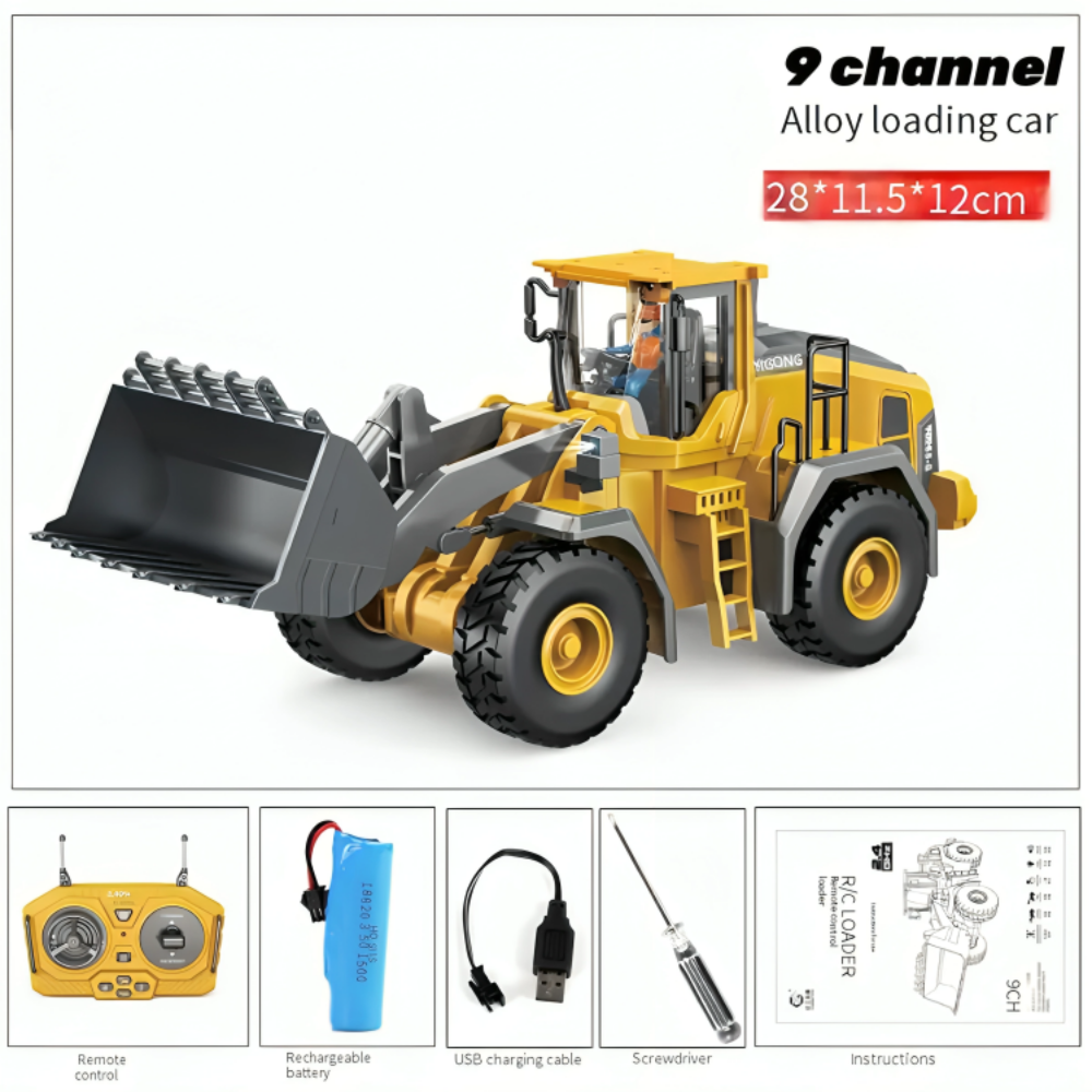 Remote-Controlled Construction Machinery Toys