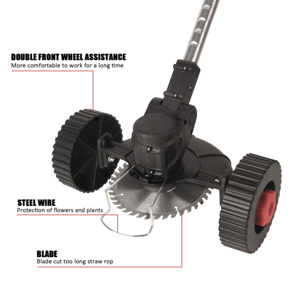 3-in-1 Cordless Lawn Mower (with 16 Blades + 2 Batteries)