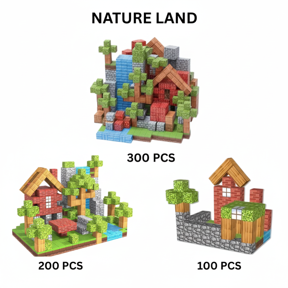 Minecraft Magnetic Blocks Set