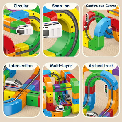 Magnetic Cube Track Set