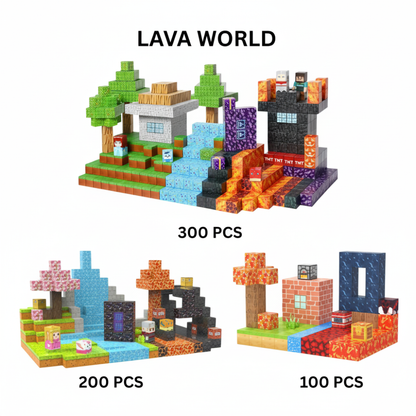 Minecraft Magnetic Blocks Set