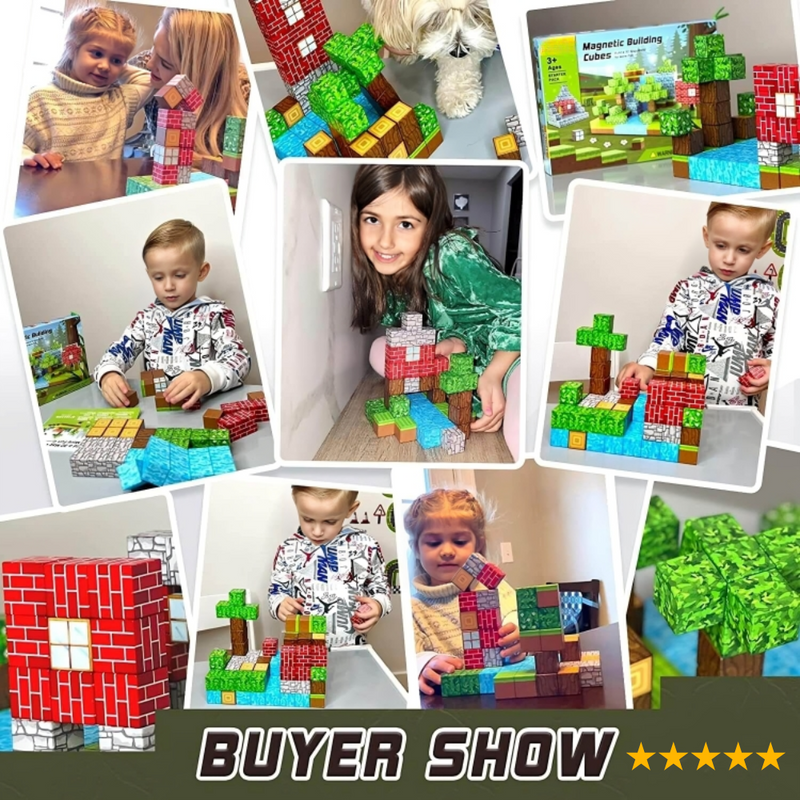 Minecraft Magnetic Blocks Set