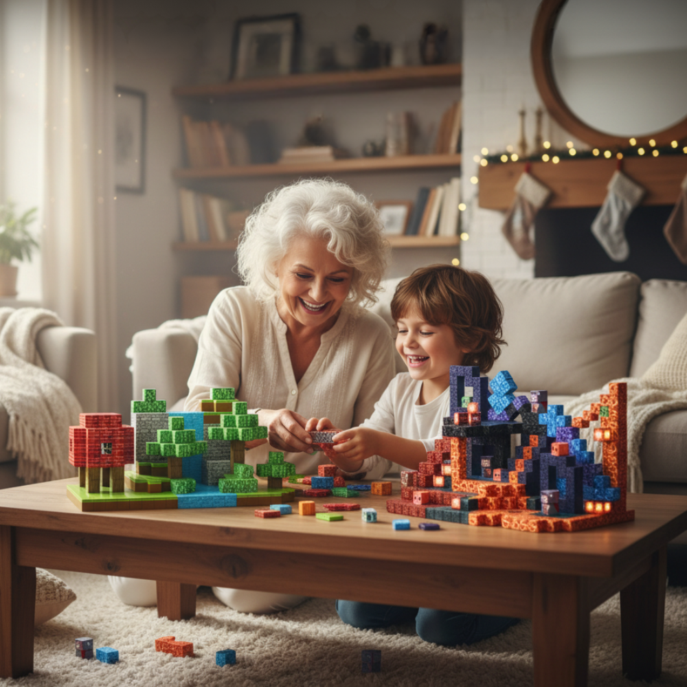 Minecraft Magnetic Blocks Set