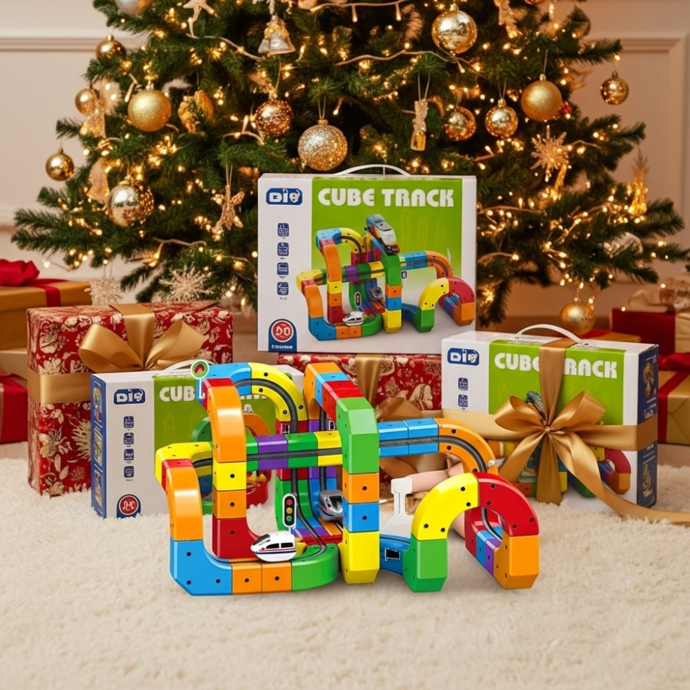 Magnetic Cube Track Set