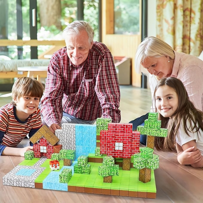 Minecraft Magnetic Blocks Set