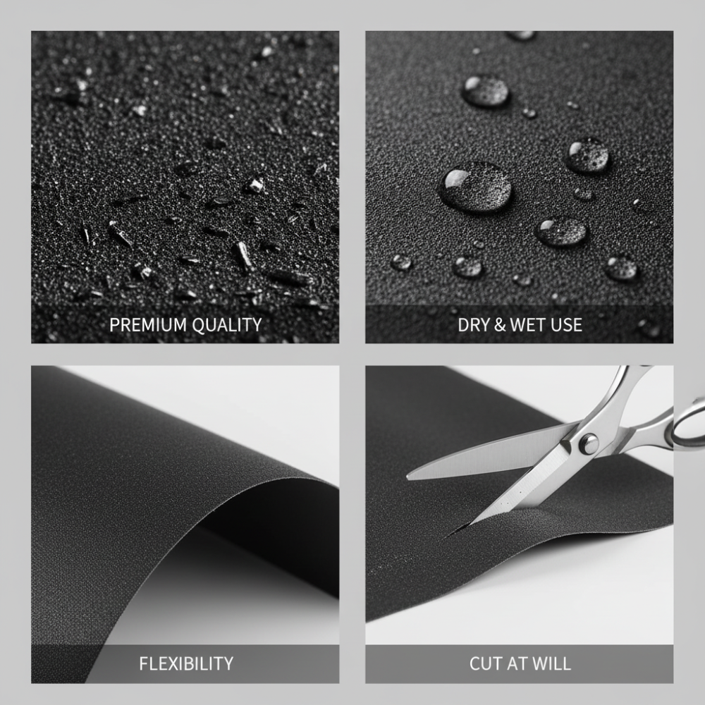 Wet & Dry Sandpaper Set (72 pcs)