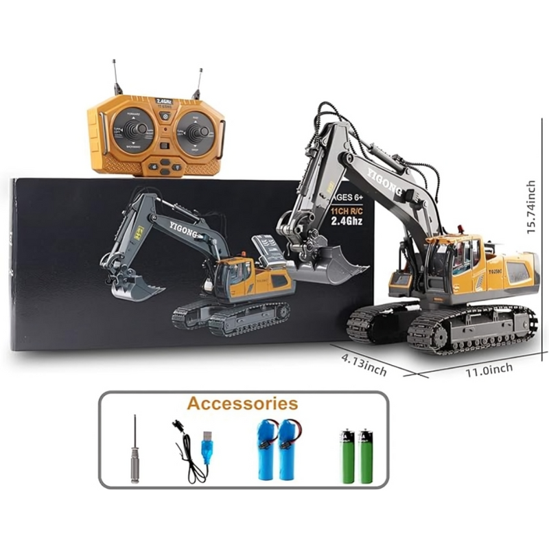 Remote-Controlled Construction Machinery Toys