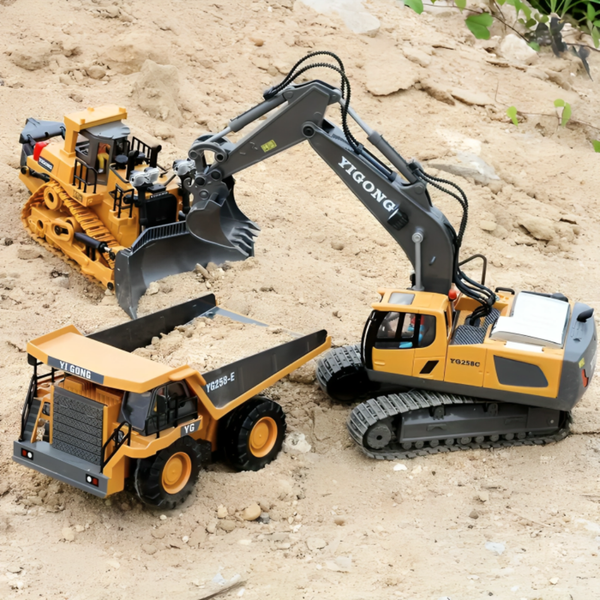 Remote-Controlled Construction Machinery Toys