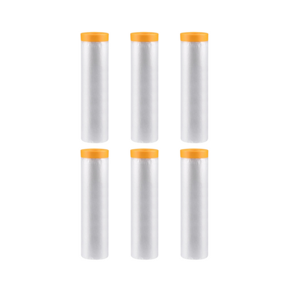 Pre-Taped Masking Film (6 Rolls)
