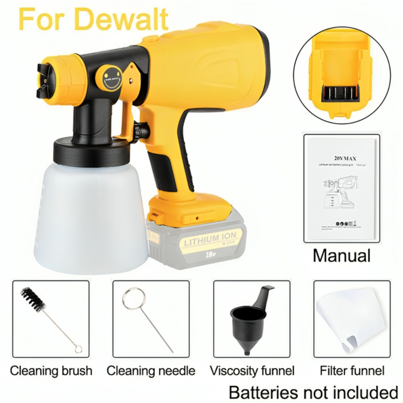 Cordless High-Pressure Paint Sprayer