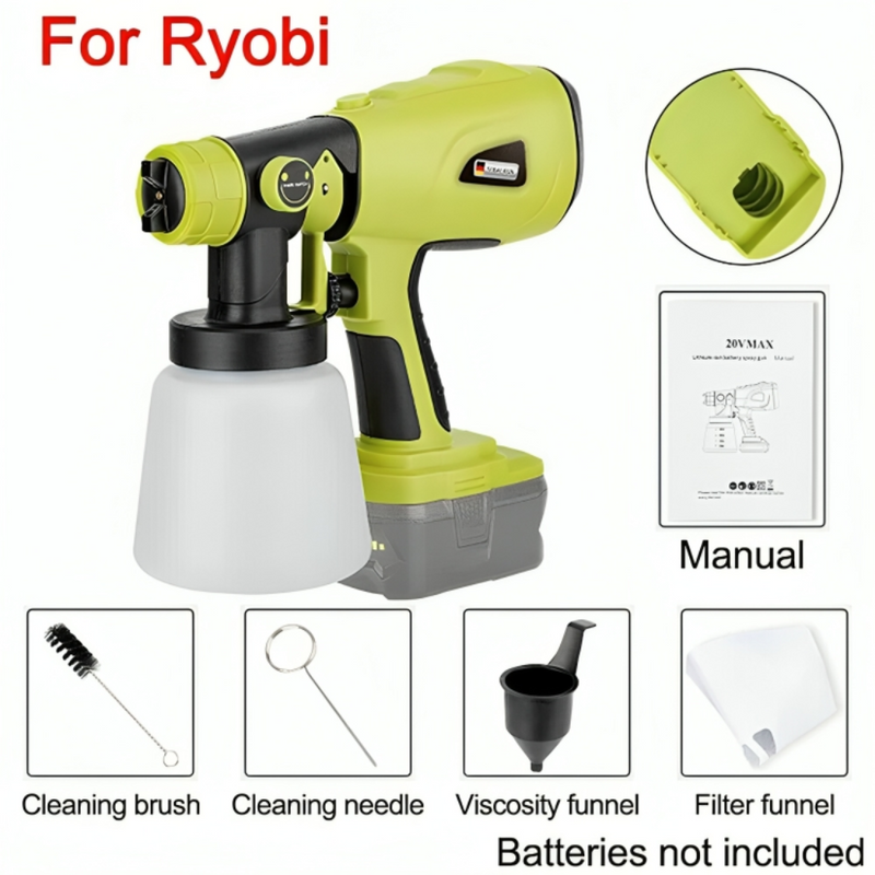 Cordless High-Pressure Paint Sprayer