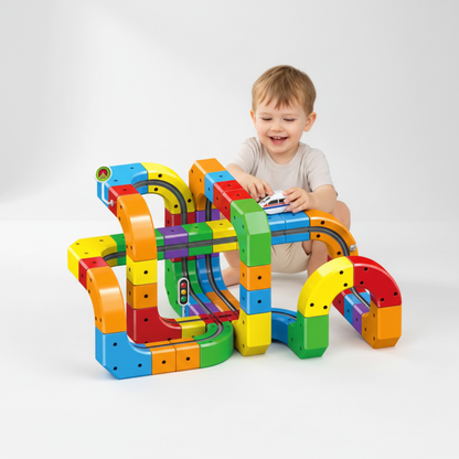 Magnetic Cube Track Set