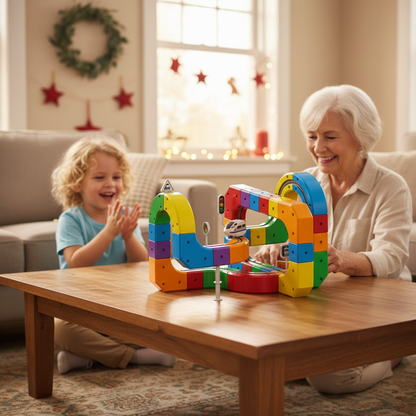 Magnetic Cube Track Set