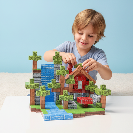 Minecraft Magnetic Blocks Set