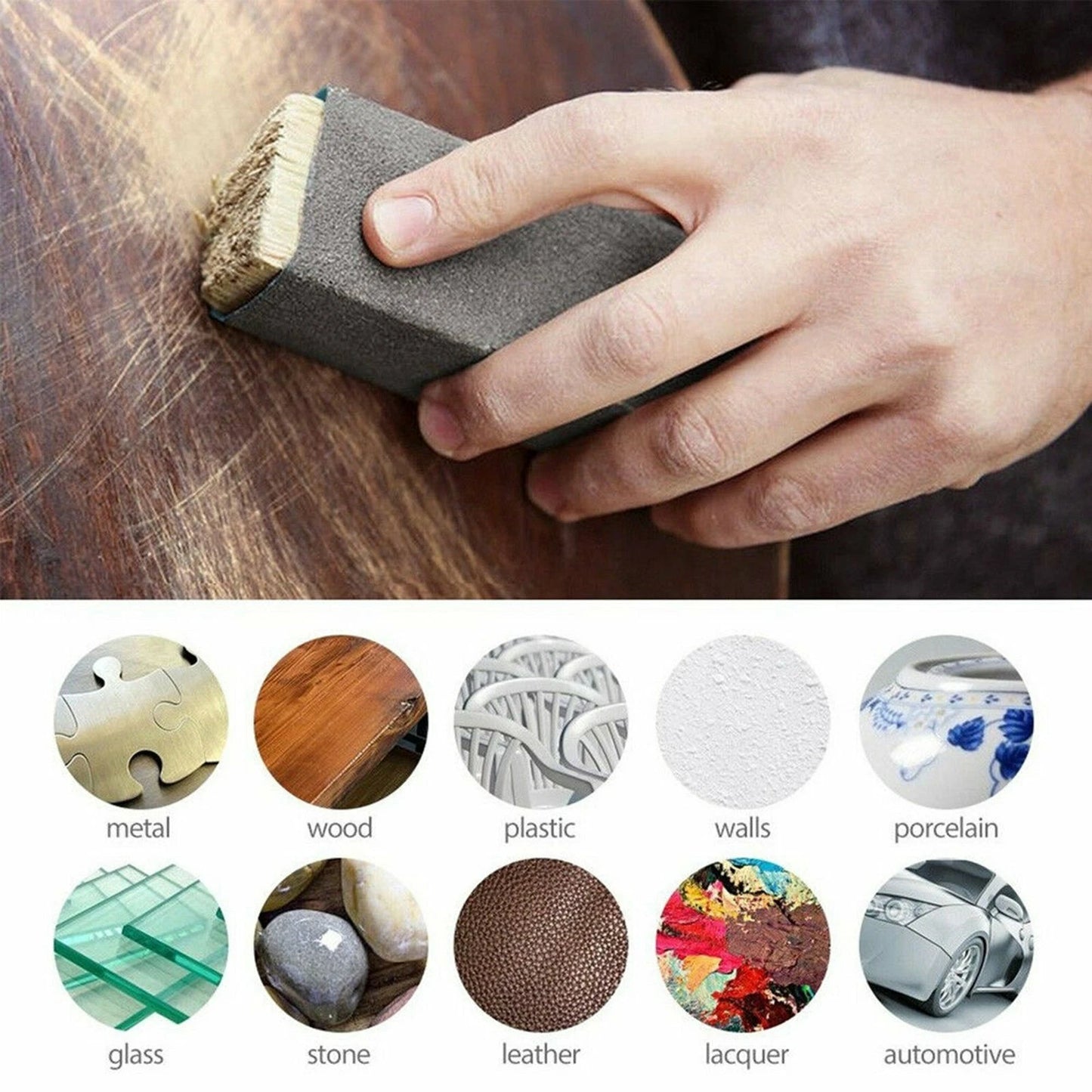 Wet & Dry Sandpaper Set (72 pcs)